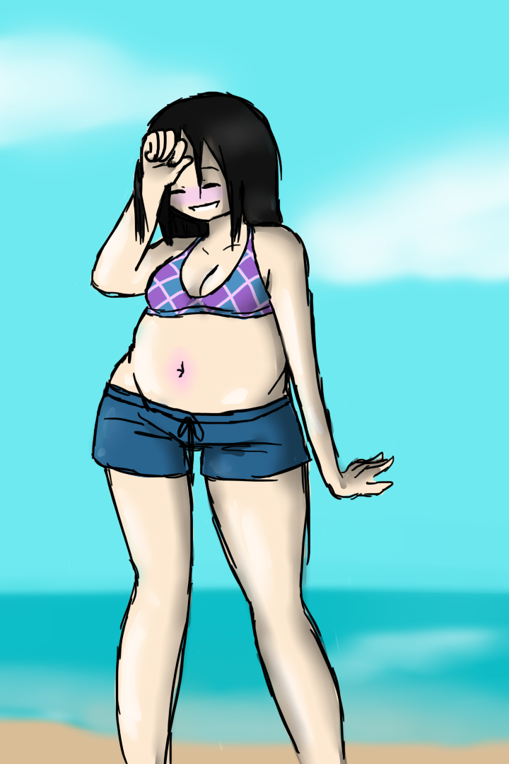 Mizuki at the Beach