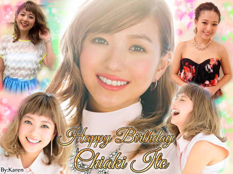 Happy Birthday Chiaki Ito