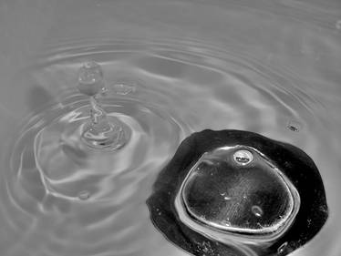 Water Drop In Sink