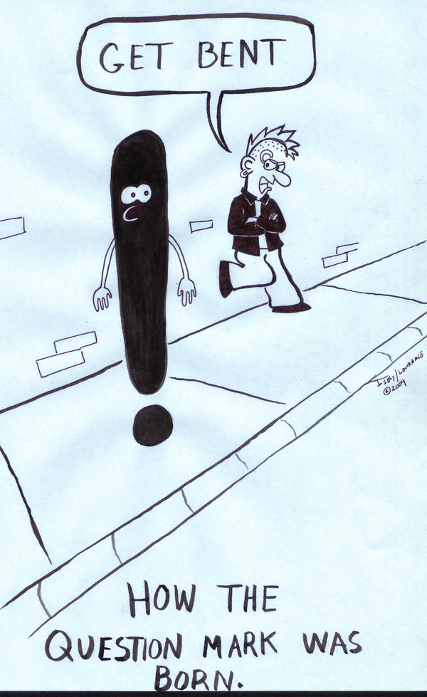 how the question mark was born by The-Sardonics on DeviantArt