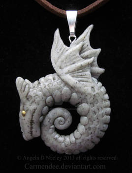 Celtic Stone Dragon pendant