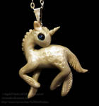 Baby Unicorn Necklace by carmendee