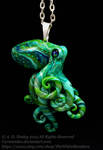 Green octopus by carmendee