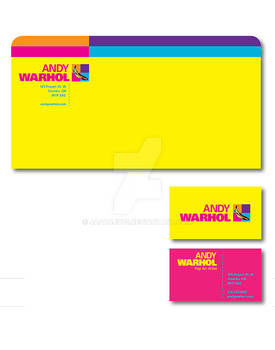 andy warhol stationary