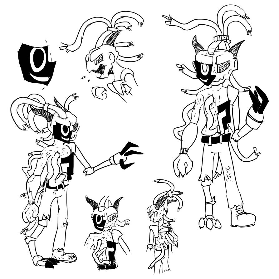 Entity Redesign Sheet 2 by GreenLinzerd on DeviantArt