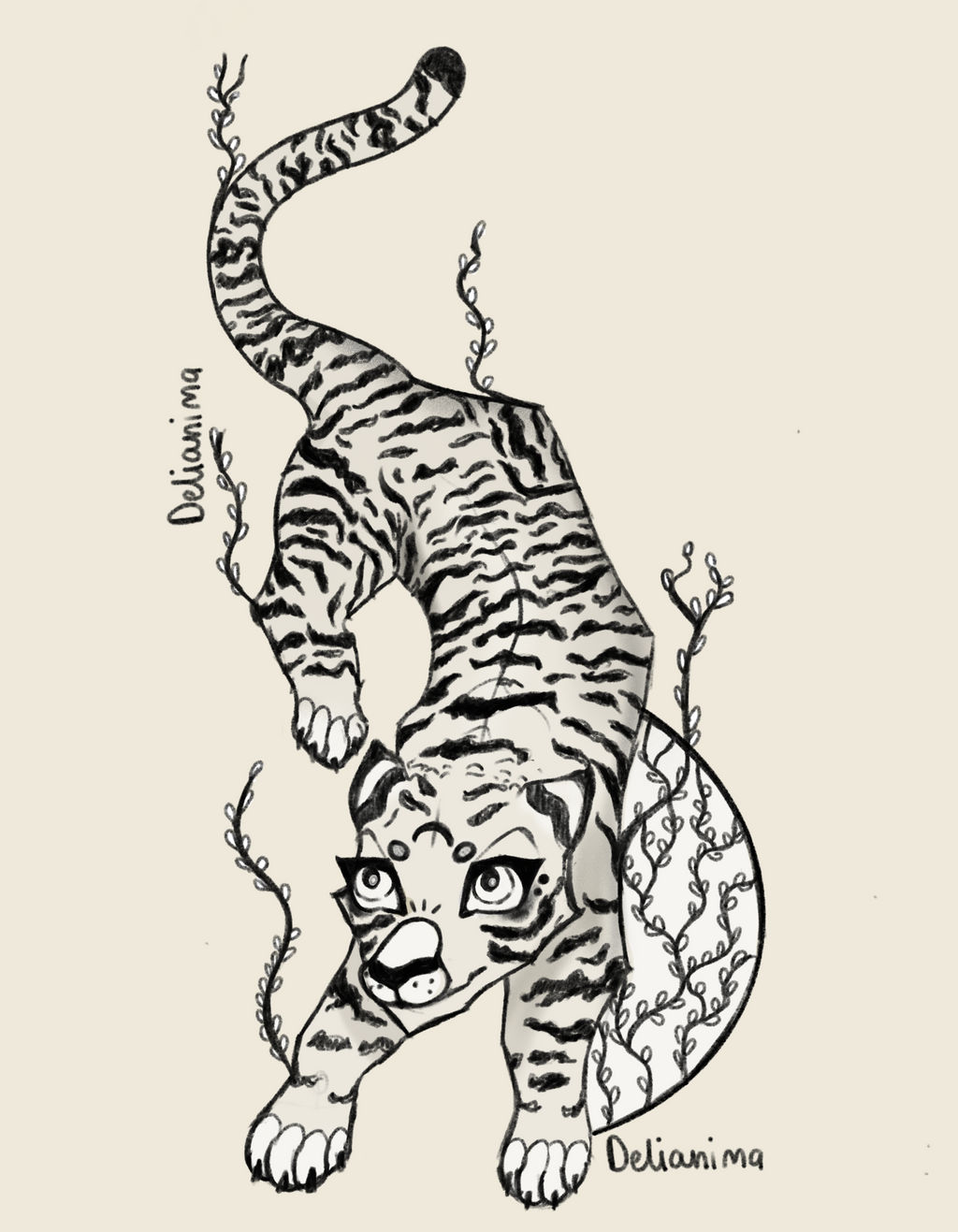 Tattoo Tiger by Delianima on DeviantArt