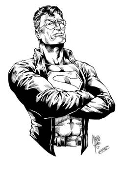 superman by marcioabreu7 inks by georgemarios