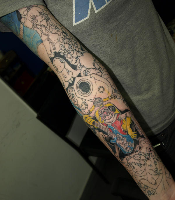Anime sleeve by InkSlinger5 on DeviantArt