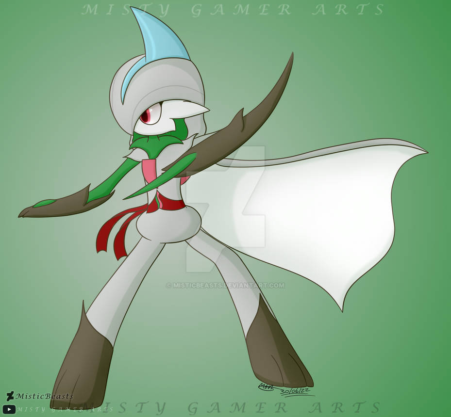 Pokemon Gallade // New Form // by MisticBeasts on DeviantArt