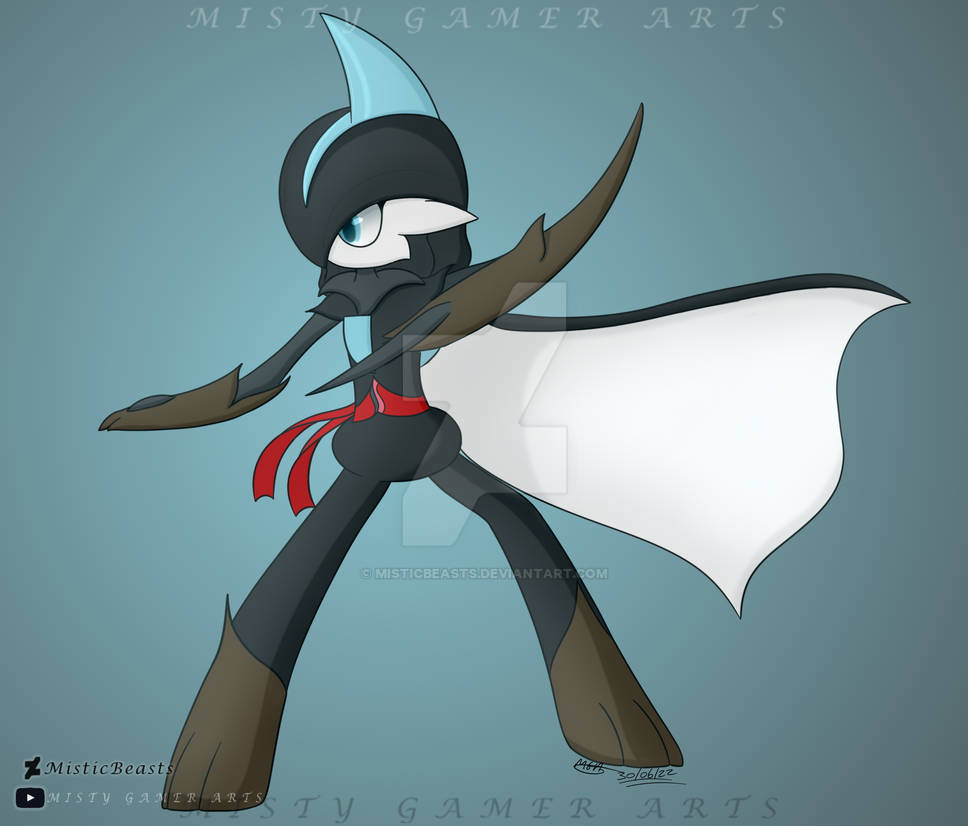 Pokemon Gallade // new form // by MisticBeasts on DeviantArt