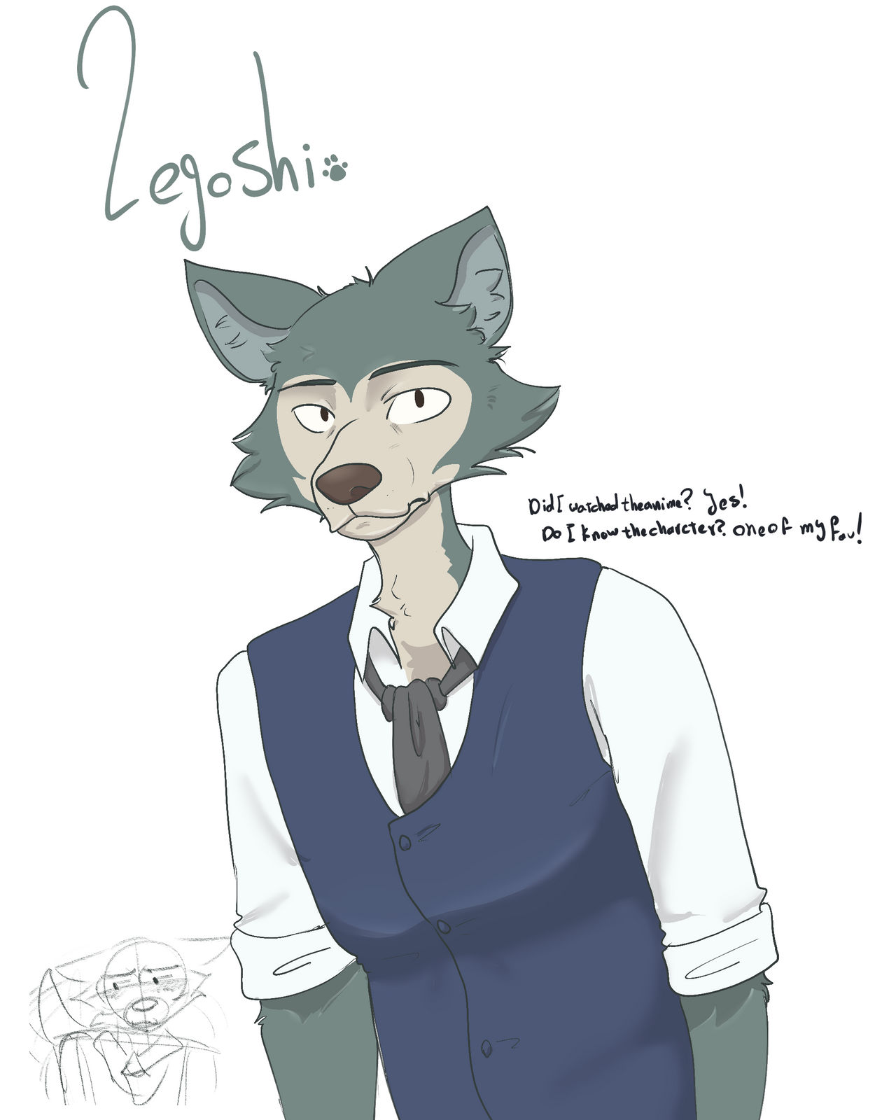 Legoshi Sketch by Shooka-Art on DeviantArt