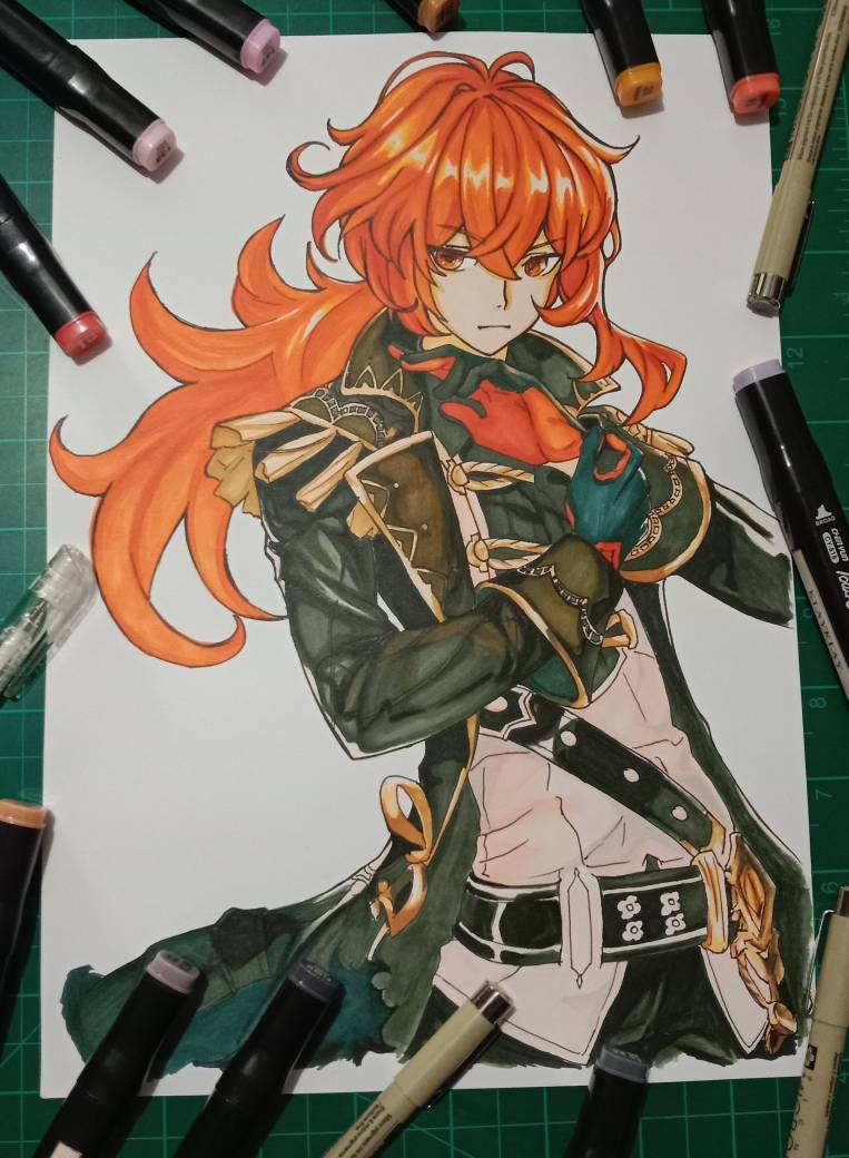 Diluke Genshin Impact - Diluc by klaiklai on DeviantArt