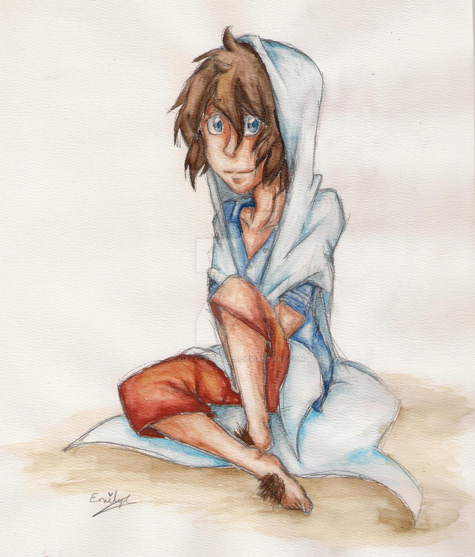 Frodo in a blanket