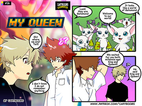 Digimon - My Queen - TF TG comic - Preview