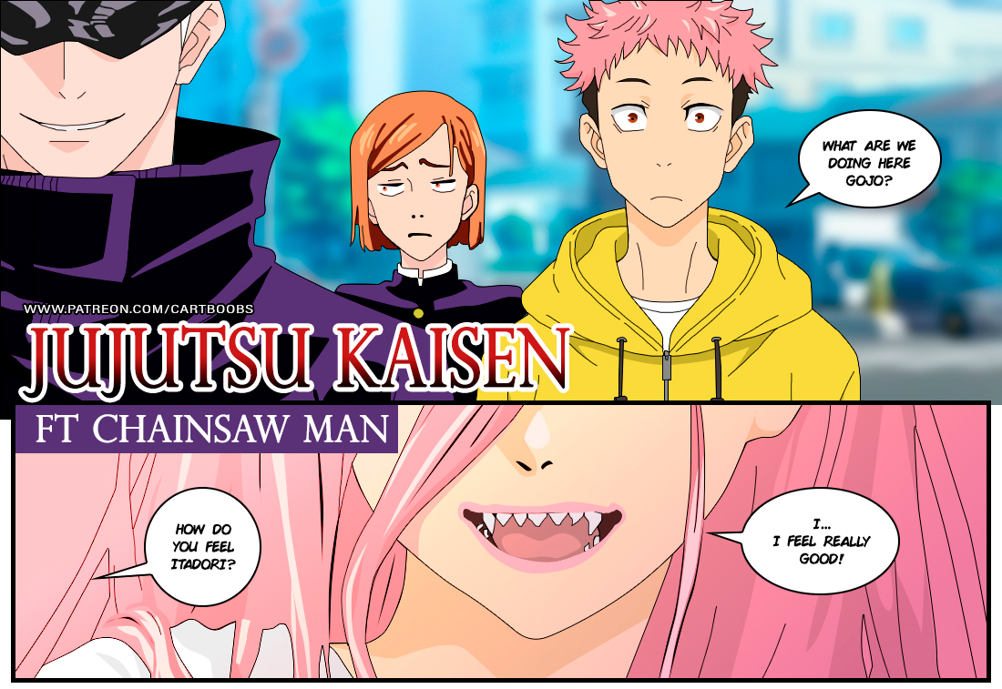 Jujutsu Kaisen FT ChainsawMan TG Comic Preview By CartboobsM On jujutsu-kaisen-ft-chainsawman-tg-comic-preview-by-cartboobsm-on
