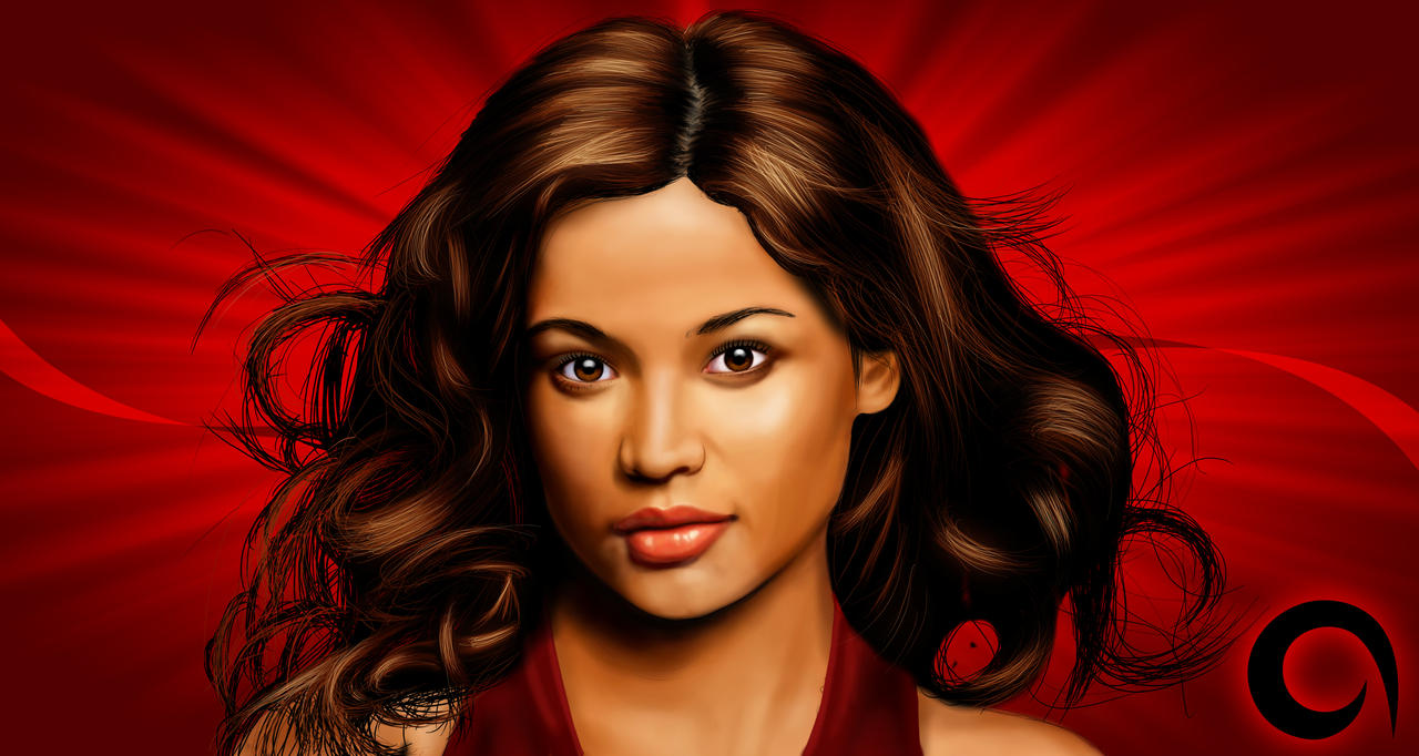Anne Curtis Digital Painting by dwizard01