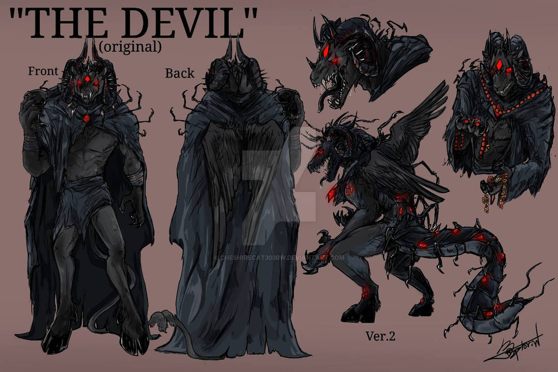 Demon Reference Sheet Commission work, reference sheet. by Cheshirecat303RW on DeviantArt