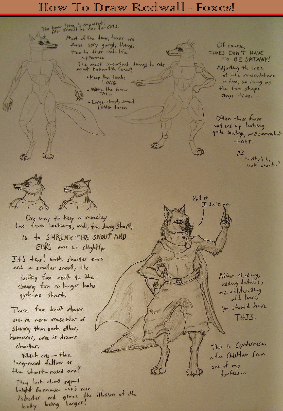 Redwall Anthro Tutorials FOXES by SpiderMilkshake on DeviantArt Redwall Anthro Tutorials FOXES by SpiderMilkshake on DeviantArt