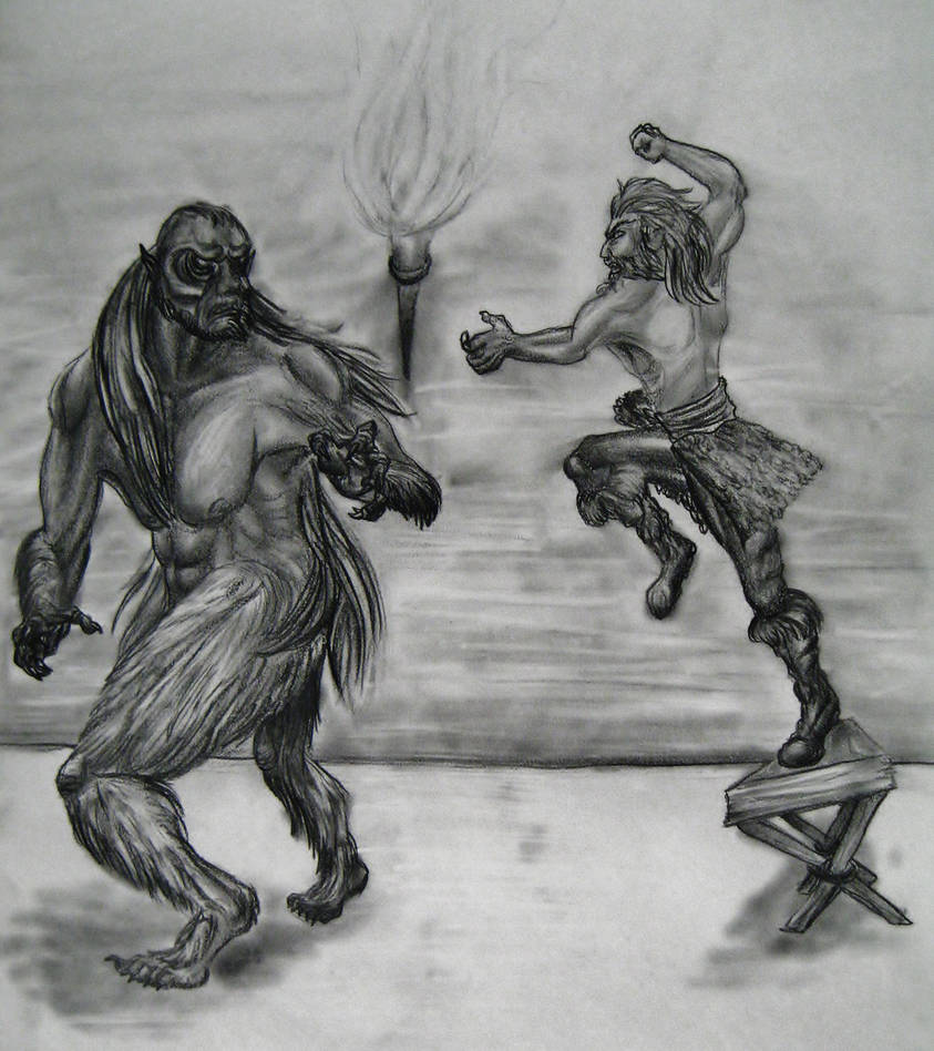 Beowulf Vs Grendel By SpiderMilkshake On DeviantArt beowulf-vs-grendel-by-spidermilkshake-on-deviantart