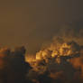 Stock Enviroment--Sunset Cumulonimbus Clouds