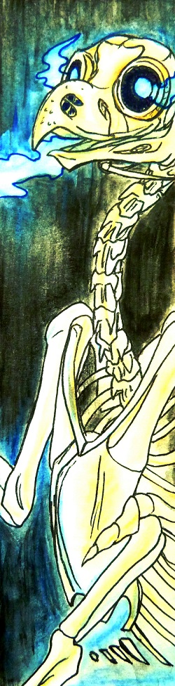 Opening of the Bone Show--Bookmark Design by SpiderMilkshake