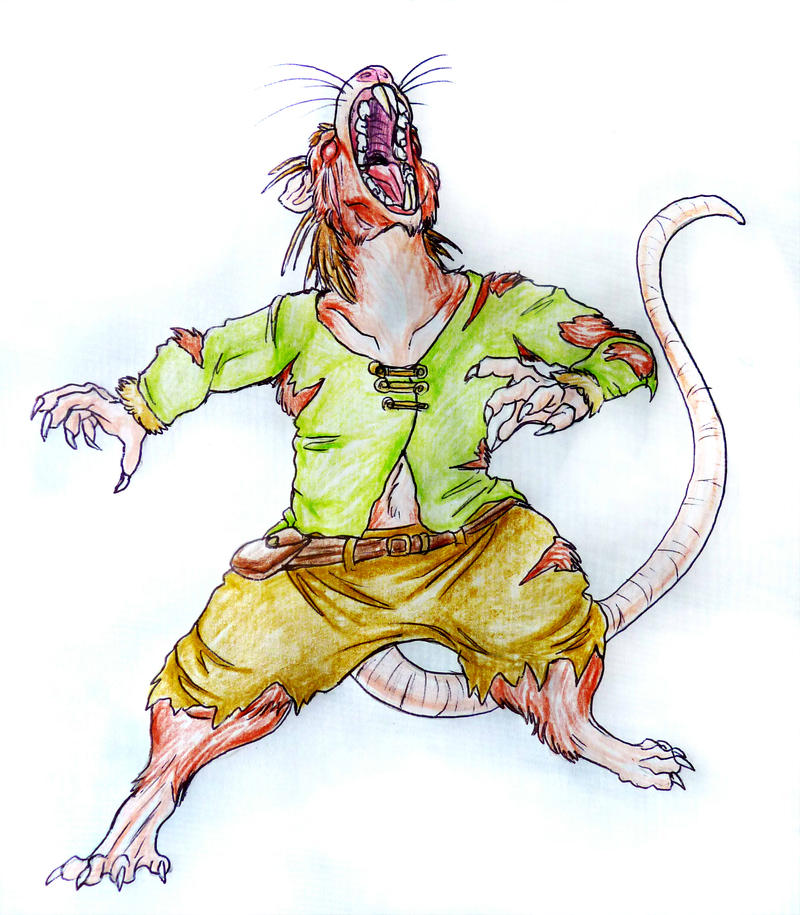 Wererat by SpiderMilkshake on DeviantArt