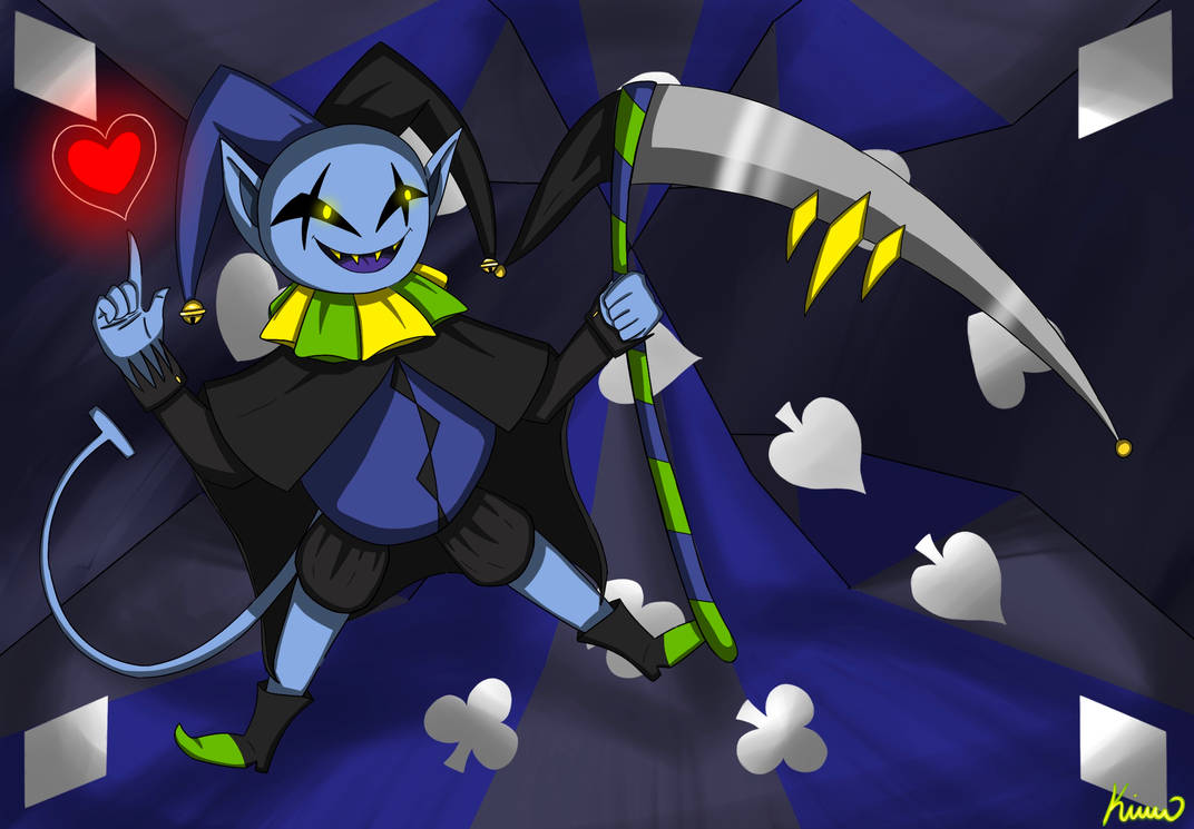 Jevil from Deltarune by scribblekiwi on DeviantArt