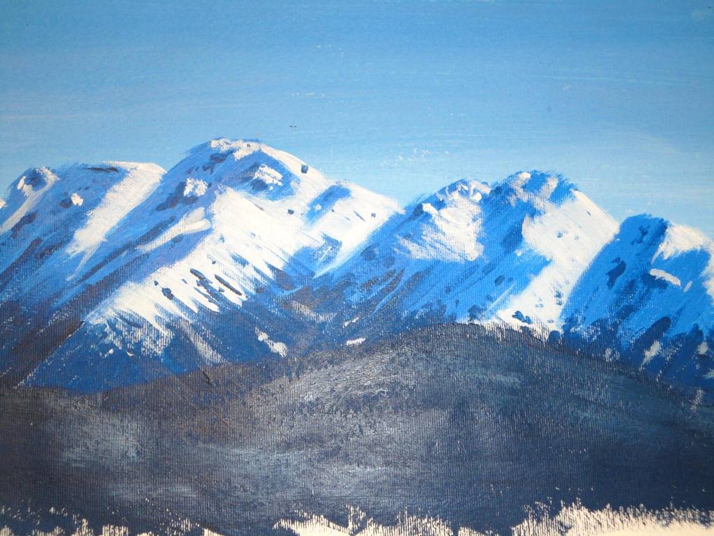 Mountainous View by GeorgieDeeArt Mountainous View by GeorgieDeeArt