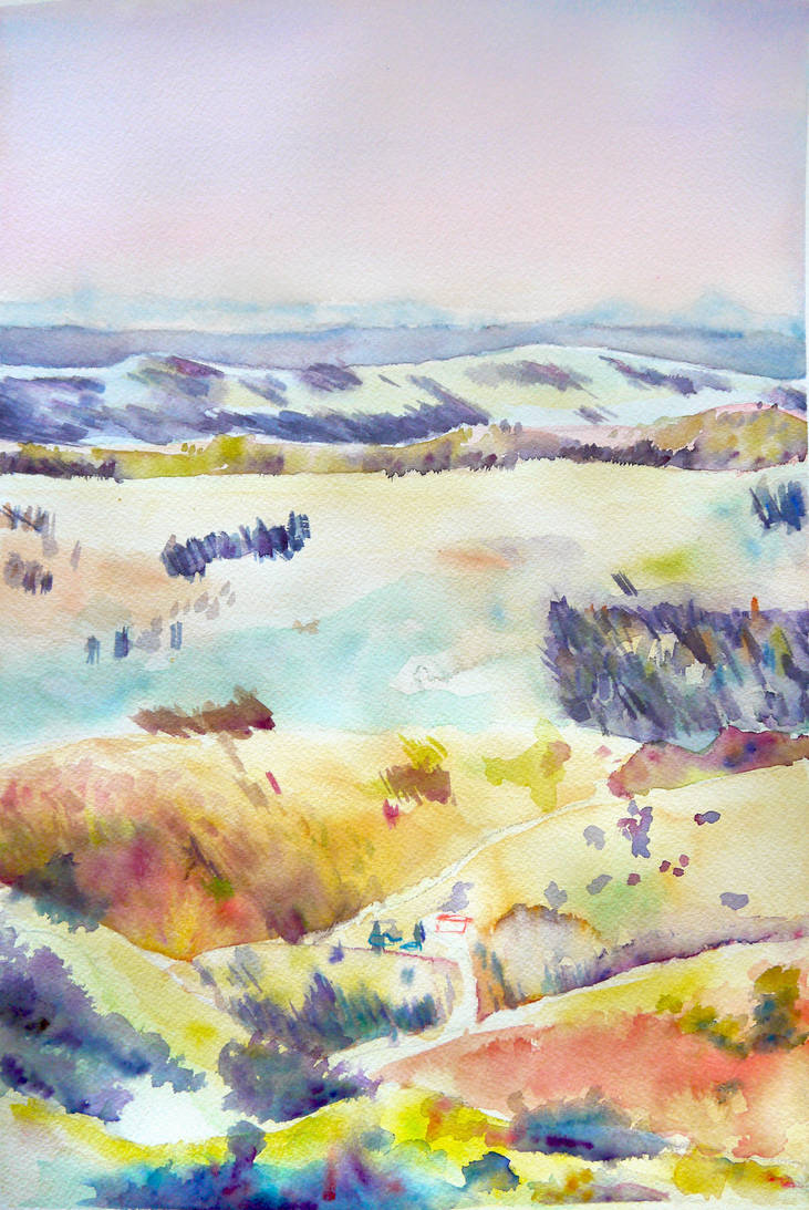 Picnic Point in Pastels by GeorgieDeeArt Picnic Point in Pastels by GeorgieDeeArt