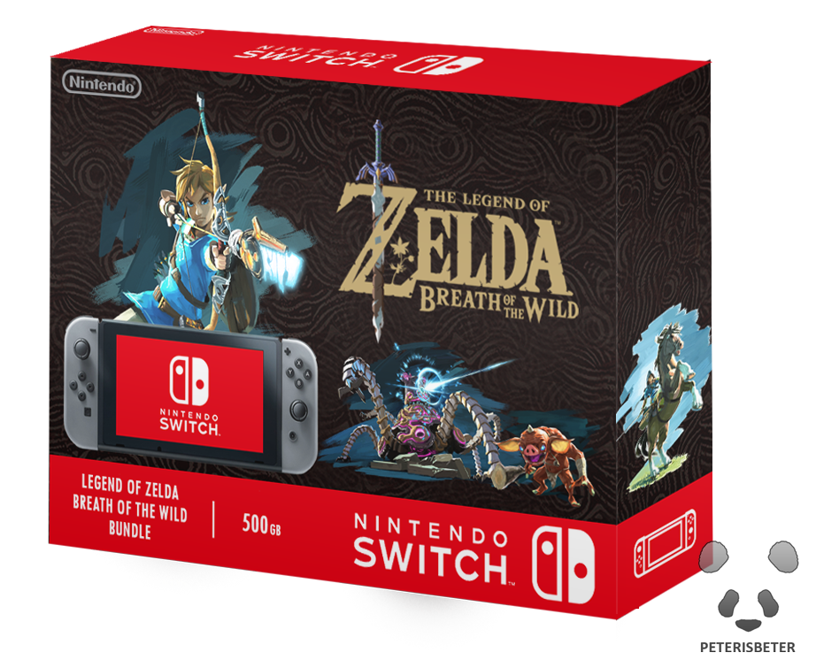 Nintendo Switch The Legend Zelda BOTW Bundle by PeterisBeter on DeviantArt