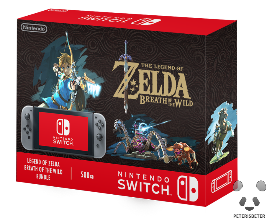 Nintendo Switch The Legend of Zelda BOTW Bundle