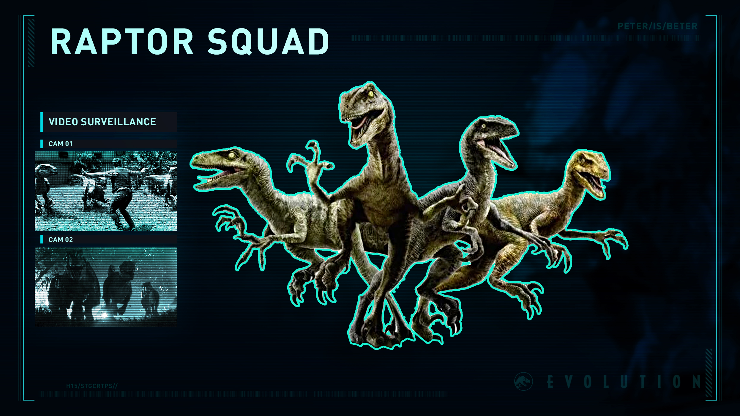 Jurassic World Evolution Raptor Squad by PeterisBeter on DeviantArt