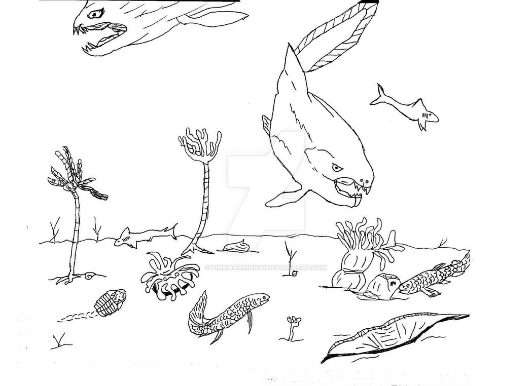 Inked Devonian Period by PinkWarrior30 on DeviantArt