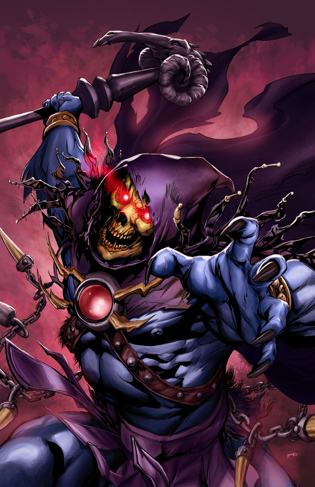 Skeletor Print for Baltimore Comicon (9-7-2013)