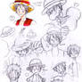 Luffy sketches