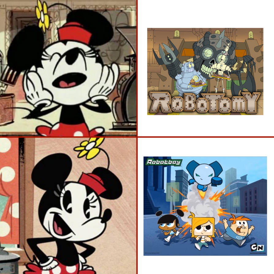 Robotomy Rip Off Minnie Mouse prefers Robotboy over Robotomy by MandyMickeyGf on DeviantArt