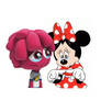 Bello and Minnie Mouse Being Sad