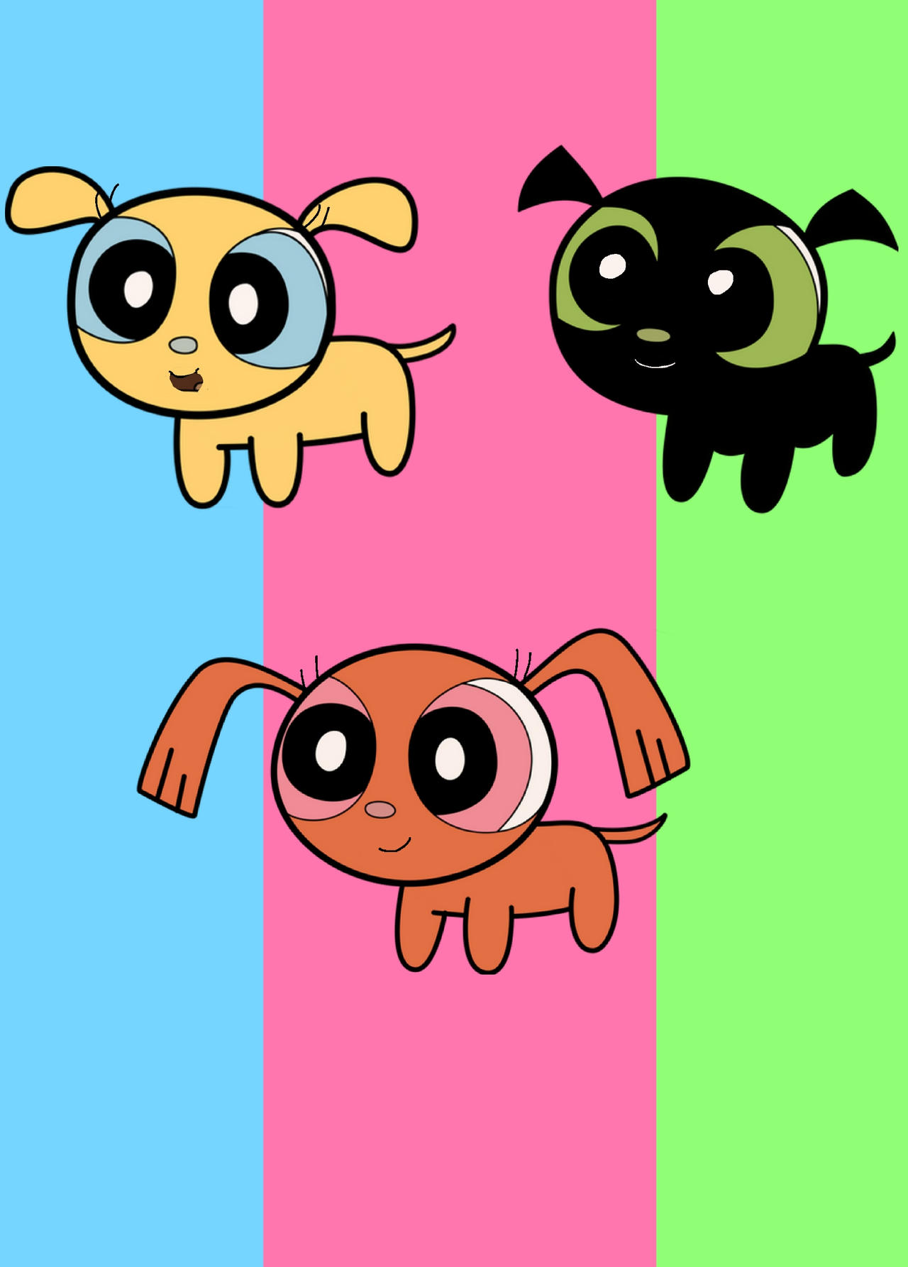 The Powerpuff Pups Wallpaper (Requested) by MandyMickeyGf on DeviantArt