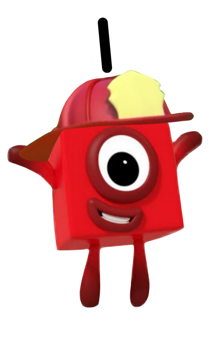 Firefighter Numberblock 1 by MandyMickeyGf on DeviantArt
