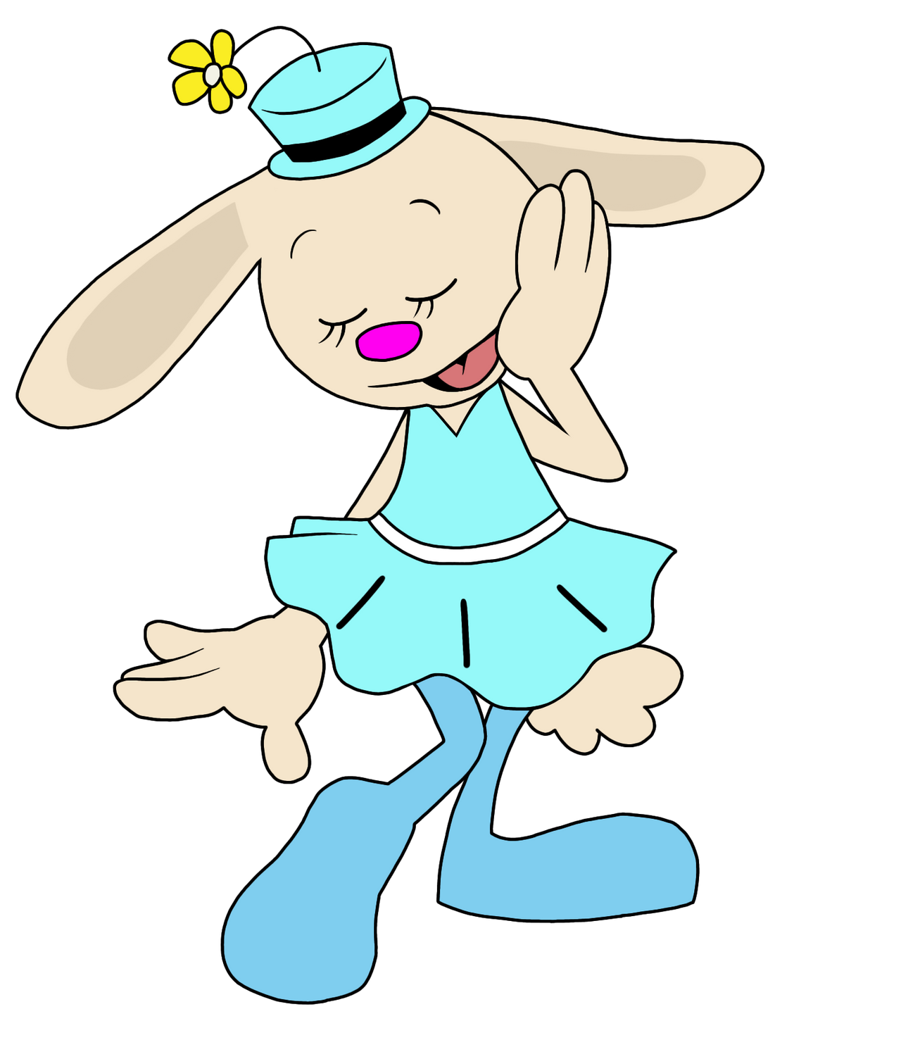 Rebecca Rabbit Pfp Rebecca Rabbit Sticker by MandyMickeyGf on DeviantArt