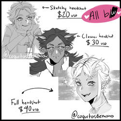 Open commissions!