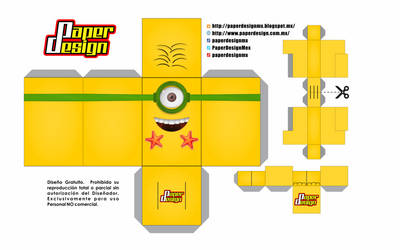 Minion  despicable me  3 - cubee Craft