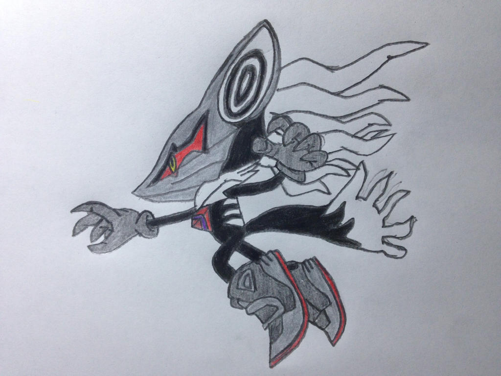 Sonic Drawing: Infinite (Sonic Forces Pose 1) by AceTimeRad on DeviantArt