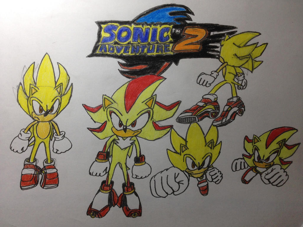 Super-Sonic Drawing (Sonic X Style) by HiddenMatrixYT on DeviantArt
