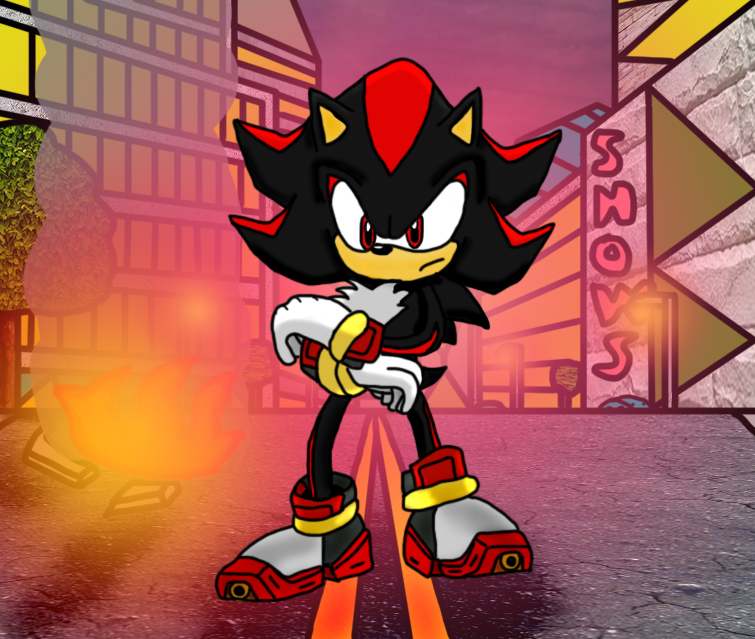 Dark Sonic Pose 2 by TheArtistPanda on DeviantArt