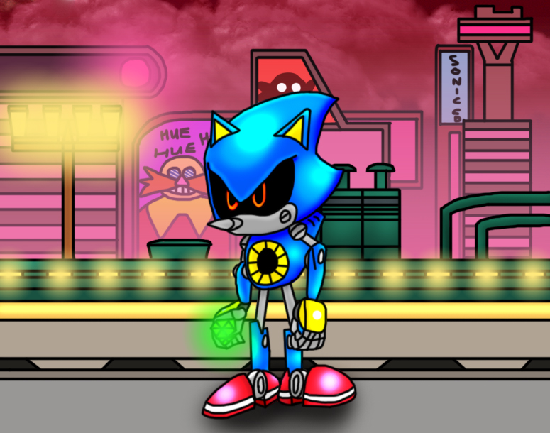 COMO DESENHAR O Metal Sonic 