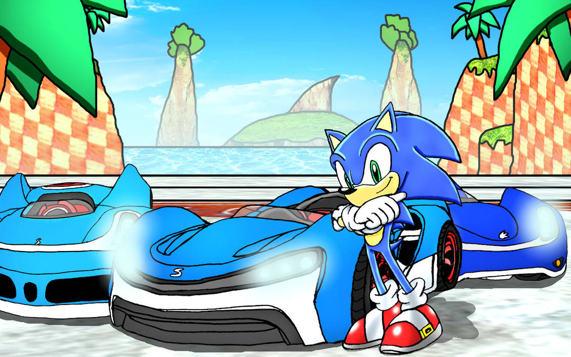 Sonic Artwork: Sonic Racing 10th Anniversary! by AceTimeRad on DeviantArt