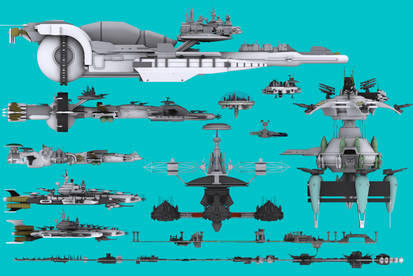 The larger ships