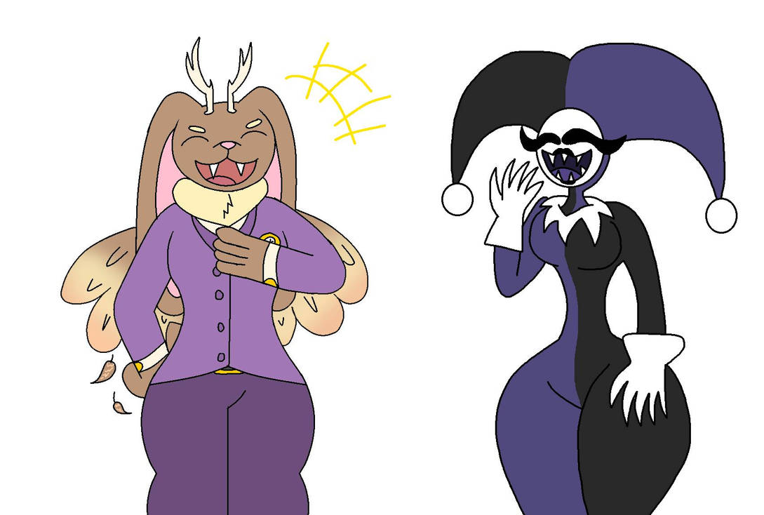 Jack Rabbit Violet Jack Laughing With Violet by CheshireCat137 on DeviantArt