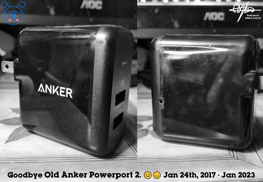 Goodbye my Old Anker Powerport 2 by murumokirby360 on DeviantArt